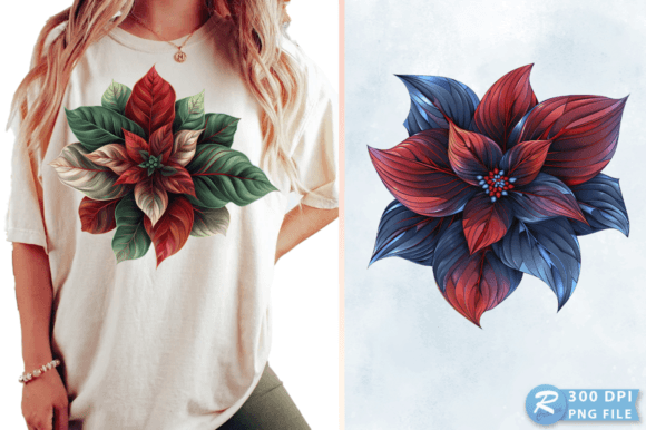 Download Watercolor Poinsettia Christmas Clipart - Premium Resources