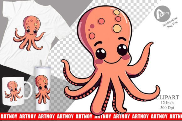 Download Waving Octopus Clipart - Premium Resources
