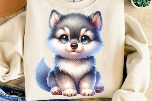 Download Baby Wolf Forest Animal Kids Png - Forest animal Collection