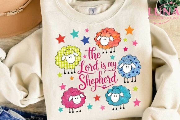 Download Colorful Sheep Lord is My Shepherd PNG - Sheep Collection